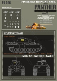 Befehls Panther G I./Pz.Rgt.35 Poland 07.1944 Paint Mask #HQ-PA16046