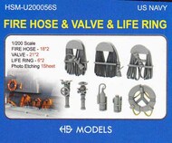 US Navy Fire Hose & Valve & Life Ring Set* #HSM200056