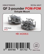  HS Models  1/700 QF 2-pounder POM-POM Octuple Mount HSME700002E