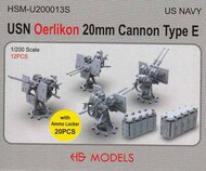  HS Models  1/200 USN Oerlikon 20mm Cannon Type E HSMU200013U