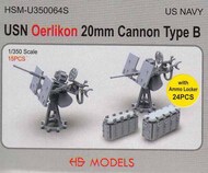 US Navy Oerlikon 20mm Cannon Type B #HSMU350064U