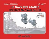 US Navy Inflatable Life Raft Mk.7 Mod2 for LHD #HSMU350088U