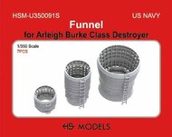 US Navy Funnels (for Arleigh Burke Class) #HSMU350091U