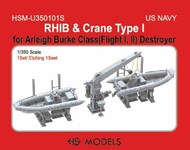 US Navy RHIB and Crane Type I (for Arleigh Burke Class) #HSMU350101U