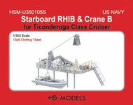 US Navy Starboard RHIB and Crane B (for Ticonderoga Class) #HSMU350105U