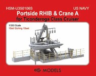 US Navy Portside RHIB & Crane A (for Ticonderoga Class) #HSMU350106U