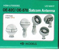 US Navy OE-82C / OE-570 Satcom Antenna #HSMU700008U