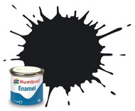  Humbrol  NoScale AB0021EP Acrylic Black , 18.5mL, Gloss, Shade 021 HMB21