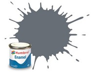  Humbrol  NoScale 14ml. Enamel Gloss Dark Ad Grey Tinlets HMB5
