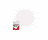  Humbrol  NoScale White - Acrylic, 14mL, Satin, Shade 130 HMBAB0130