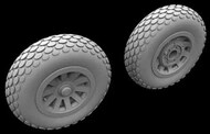  Hussar Productions  1/48 P-51 Mustang Oval Tread Wheels HSR48007