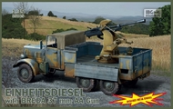 WWII Einheits Diesel German Truck w/3,7cm Breda Gun #IBG35005