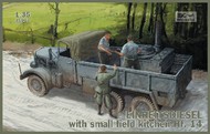 WWII Einheits Diesel German Cargo Truck w/Hf14 Small Field Kitchen #IBG35007