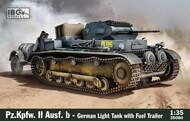  IBG Models  1/35 Pz.Kpfw.II Ausf.B - German Light Tank with fuel trailer IBG35080