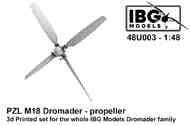 PZL M18 Dromader - Propeller - 3d Printed Set #IBG48U003