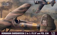 2 in 1: Romanian Barbarossa (PZL P.23A and PZL P.11F in Romanian Service) #IBG72530