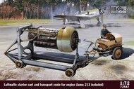 Luftwaffe Starter car and Transport Crate for engine (Jumo 213 included) #IBG72547