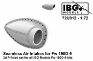 Seamless Air Intakes for Focke-Wulf Fw.190D-9 #IBG72U012