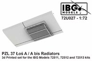  IBG Models  1/72 Radiators for PZL-37 A/A bis (3d printed) IBG72U027