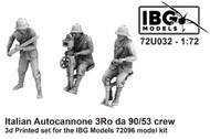  IBG Models  1/72 3Ro Italian Autocannone da 90/53 crew IBG72U032
