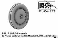  IBG Models  1/72 PZL P.11/P.24 Wheels (3d printed) IBG72U034