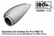  IBG Models  1/72 Seamless Air Intakes for Focke-Wulf Fw.190D-15 IBG72U044