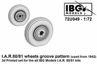 I.A.R. 80/81C Wheels Groove Pattern (used from 1942) #IBG72U049