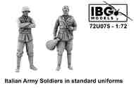 Italian Army Soldiers in standard uniforms #IBG72U075