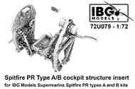Supermarine Spitfire PR Type A/B/C/E Cockpit structure insert #IBG72U079