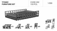  ION Model  1/200 Titanic furniture set CV200-002