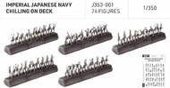  ION Model  1/350 IMPERIAL JAPANESE NAVY CHILLING ON DECK. 74 FIGURES J350-001