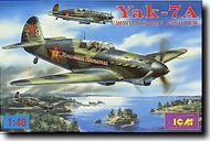  ICM Models  1/48 COLLECTION-SALE: Soviet Fighter Yak-7A ICM48031