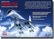  ICM Models  1/144 Tupolev Tu-144 ICM14401