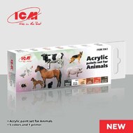 Animals 'acrylic paint set 6 bottles 12 ml' #ICM3061