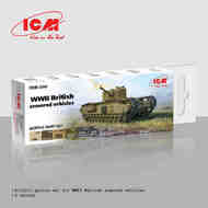 Acrylic paint set for WWII British armored vehicles #ICM3099