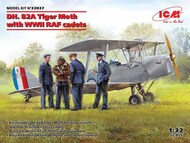  ICM Models  1/32 de Havilland DH.82A Tiger Moth with WWII RAF cadets ICM32037