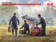  ICM Models  1/32 German Luftwaffe Ground Personnel 1939-1945 (3) (New Tool) ICM32109