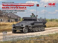  ICM Models  1/35 'Beobachtungspanzerwagen' Sd.Kfz.251/18 Ausf.A, WWII German Observation Vehicle with crew ICM35105