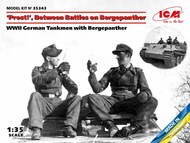 'Prost!', Between Battles on Bergepanther (WWII German Tankmen with Bergepanther) NEW - II quarter - Pre-Order Item #ICM35343