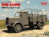  ICM Models  1/35 WWII German KHD A3000 Army Truck OUT OF STOCK IN US, HIGHER PRICED SOURCED IN EUROPE ICM35454