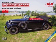  ICM Models  1/35 Typ 320 (W142) Cabriolet, WWII German Staff Car ICM35540