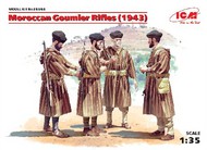 Moroccan Goumier Rifles 1943 Figure Set (3) #ICM35565