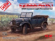  ICM Models  1/35 e.gl. Einheits-Pkw Kfz.1 WWII German Light Personnel Car ICM35581