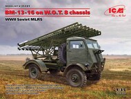 BM-13-16 on W.O.T. 8 chassis, WWII Soviet MLRS #ICM35591