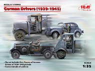  ICM Models  1/35 WWII German Drivers 1939-1945 (4) (New Tool) ICM35642
