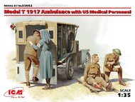  ICM Models  1/35 WWI American Model T 1917 Ambulance w/Medical Personnel ICM35662