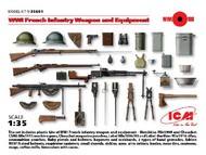  ICM Models  1/35 WWI French Infantry Weapons & Equipment ICM35681