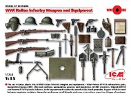 WWI Italian Infantry Weapons & Equipment #ICM35686