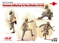 ICM Models  1/35 German Infantry in Gas Masks 1918 (4) ICM35695