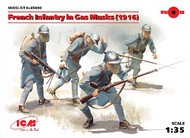  ICM Models  1/35 French Infantry in Gas Masks 1916 (4) ICM35696